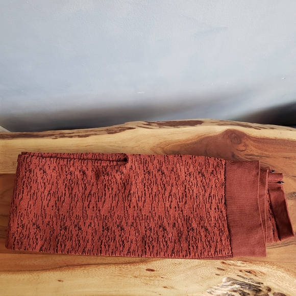 NIB, WOLFORD, ORANGE BLACK ZIPPER LEGGINGS M,L - Picture 9 of 15